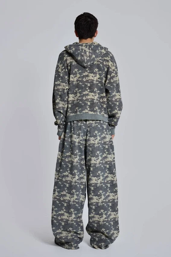 Sweat à capuche Digi Camo en tissu gaufré