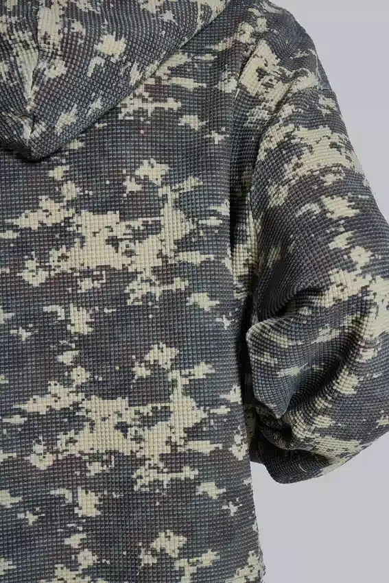 Sweat à capuche Digi Camo en tissu gaufré