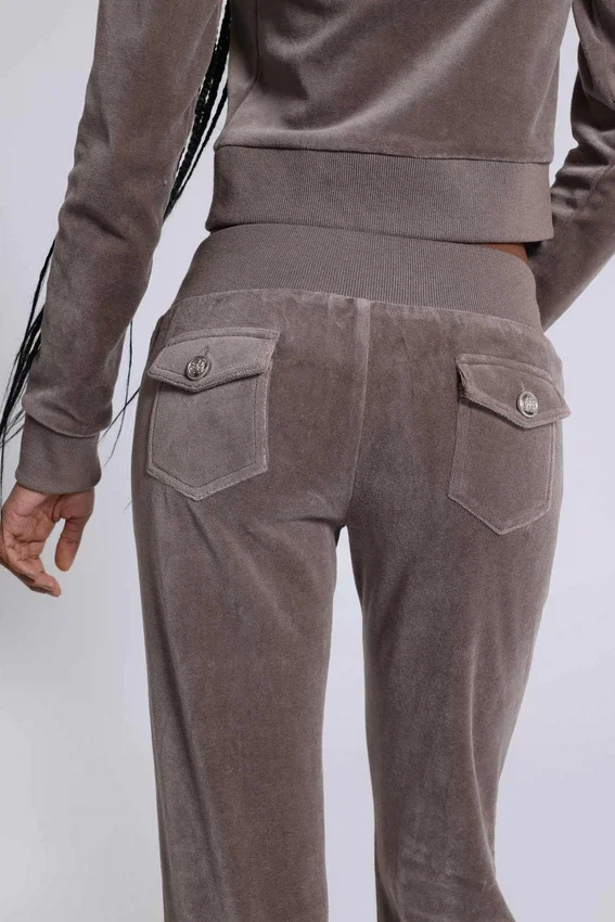 Sweat à capuche en velours « Cavalier » style militaire