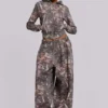 Sweat à capuche « Mini Monster Hoodie » camouflage Woodland