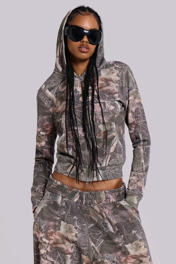 Sweat à capuche « Mini Monster Hoodie » camouflage Woodland
