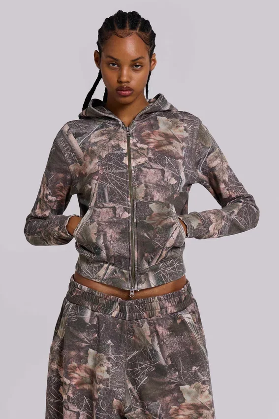Sweat à capuche « Mini Monster Hoodie » camouflage Woodland