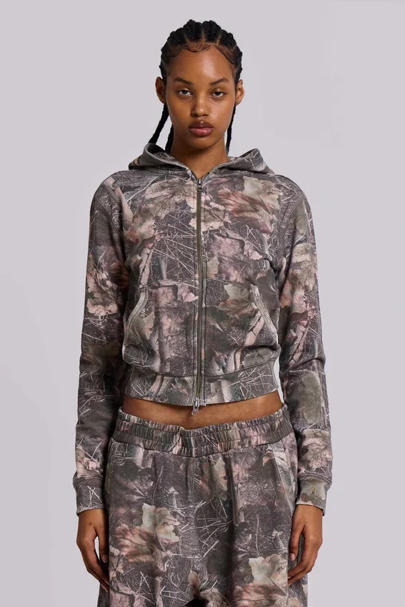Sweat à capuche « Mini Monster Hoodie » camouflage Woodland