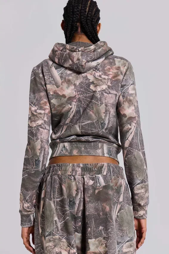 Sweat à capuche « Mini Monster Hoodie » camouflage Woodland