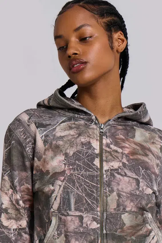 Sweat à capuche « Mini Monster Hoodie » camouflage Woodland