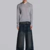 Sweat à capuche « Mist » en gris chiné