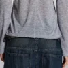 Sweat à capuche « Mist » en gris chiné