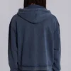 Sweat à capuche « Monster » bleu, ample et sportif