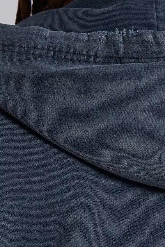 Sweat à capuche « Monster » bleu, ample et sportif