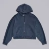 Sweat à capuche « Monster » bleu, ample et sportif