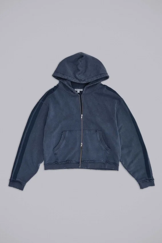Sweat à capuche « Monster » bleu, ample et sportif