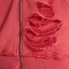 Sweat à capuche « Monster » effet usé
