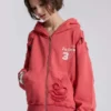 Sweat à capuche « Monster » effet usé