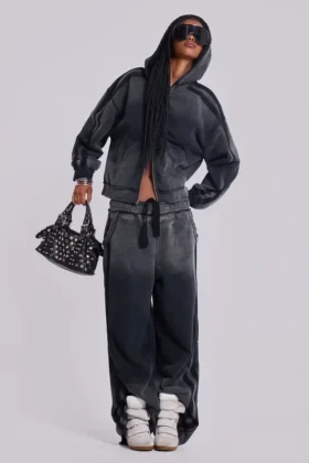 Sweat à capuche Monster Hoodie ample et sportif gris