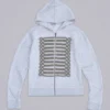 Sweat à capuche « Monster Hoodie » gris chiné