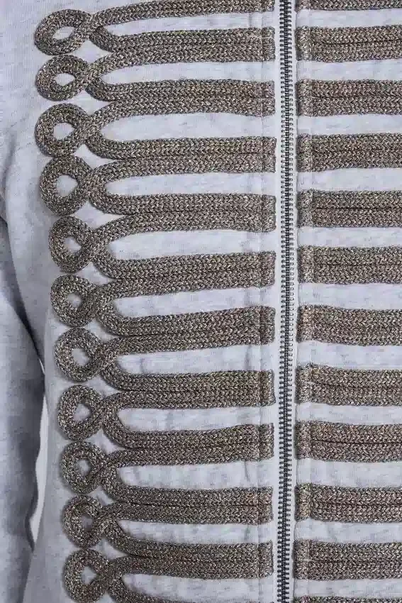 Sweat à capuche « Monster Hoodie » gris chiné