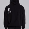 Sweat à capuche noir Devoted Patch