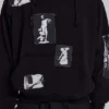 Sweat à capuche noir Devoted Patch