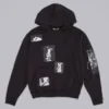 Sweat à capuche noir Devoted Patch