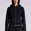 Sweat à capuche noir « Military Monster Hoodie »