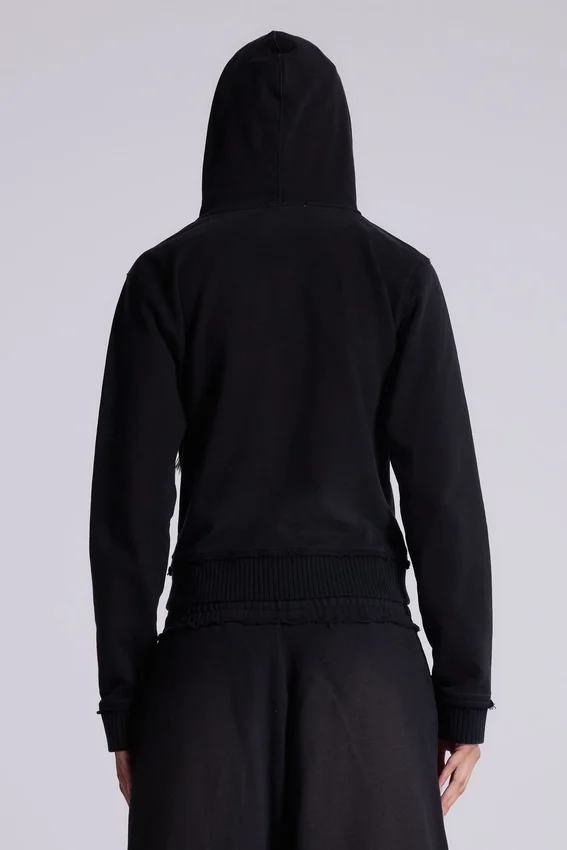 Sweat à capuche noir « Military Monster Hoodie »