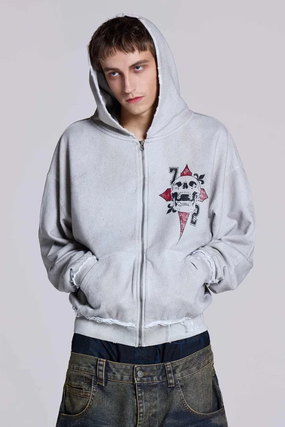 Sweat à capuche oversize « Save Me »