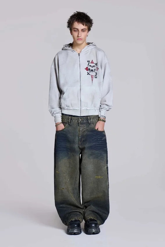 Sweat à capuche oversize « Save Me »