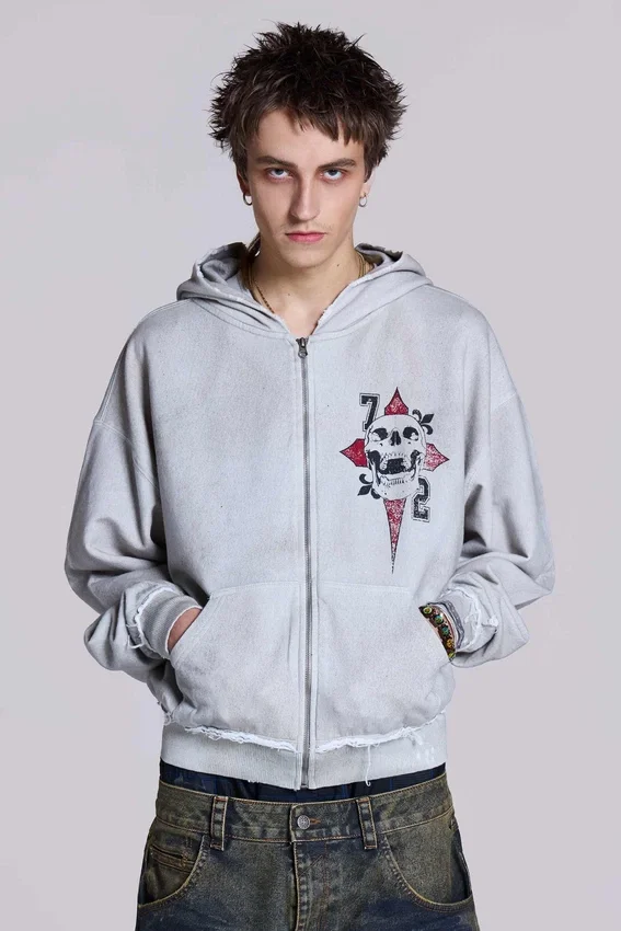 Sweat à capuche oversize « Save Me »