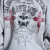 Sweat à capuche oversize « Save Me »