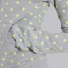 Sweat à capuche à pois fluo
