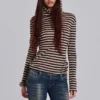 Sweat à capuche Stripe Mist