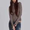 Sweat à capuche Stripe Mist