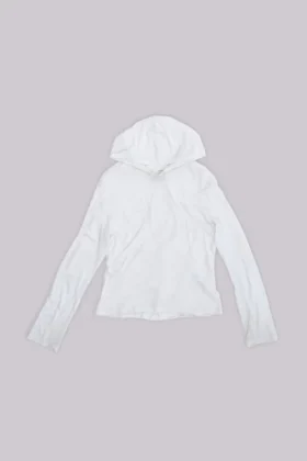 Sweat à capuche « White Marl Mist »