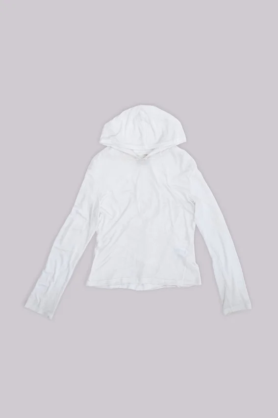 Sweat à capuche « White Marl Mist »