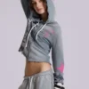 Sweat à capuche zippé « Cleo Graphic »