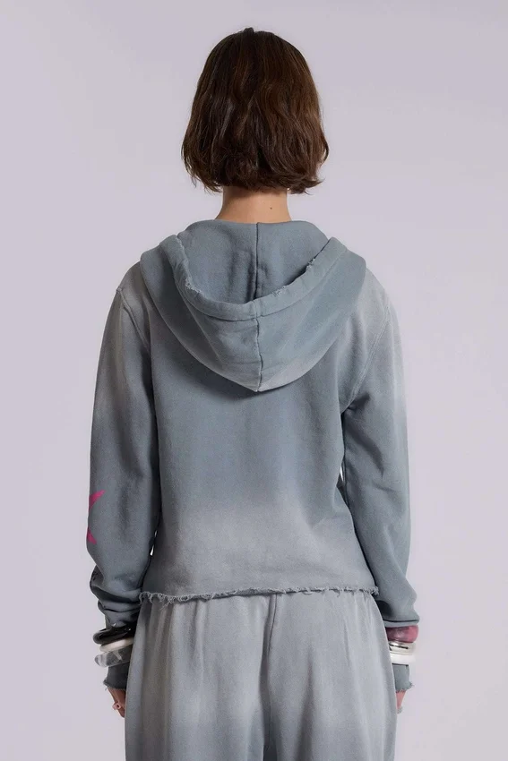 Sweat à capuche zippé « Cleo Graphic »