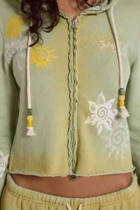 Sweat à capuche zippé Cleo Sunfade