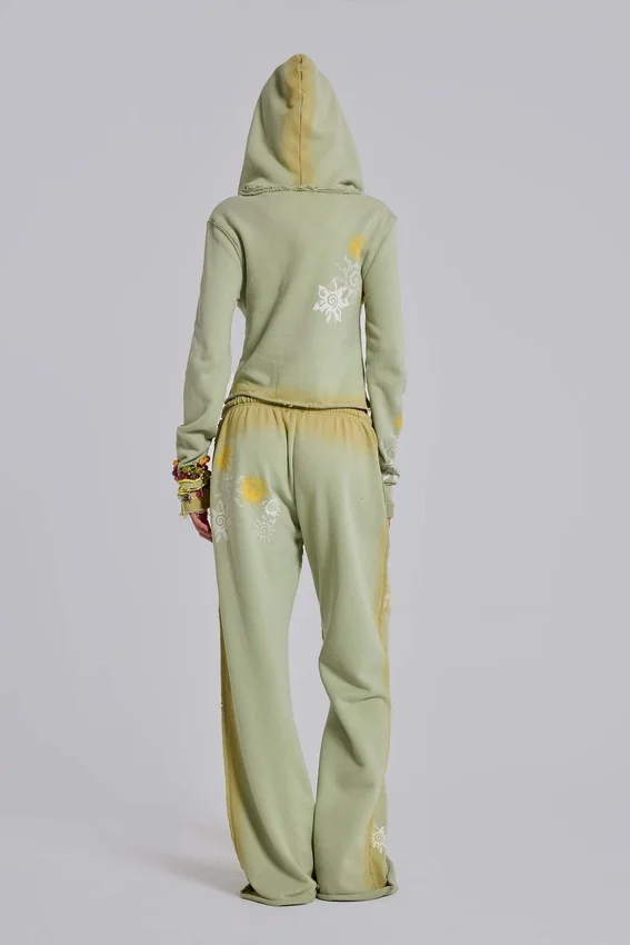 Pantalon de jogging ample à coupe bootcut Cleo Sunfade
