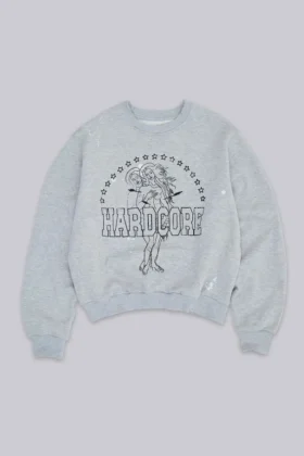Sweat à col rond « Hardcore »