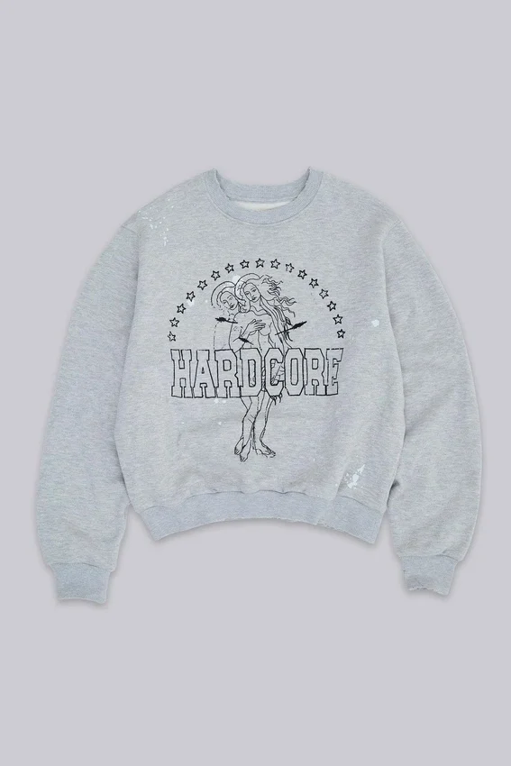 Sweat à col rond « Hardcore »