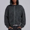 Sweat Monster Hoodie léopard anthracite