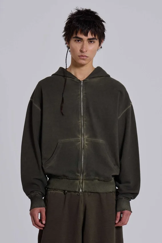 Sweat Monster Hoodie oversize kaki