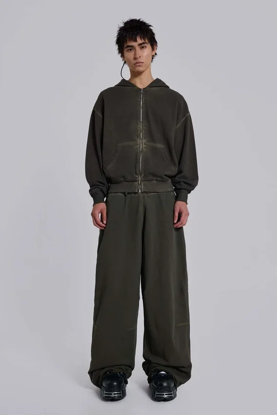 Sweat Monster Hoodie oversize kaki