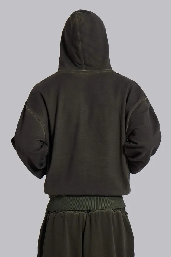Sweat Monster Hoodie oversize kaki