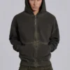 Sweat Monster Hoodie oversize kaki