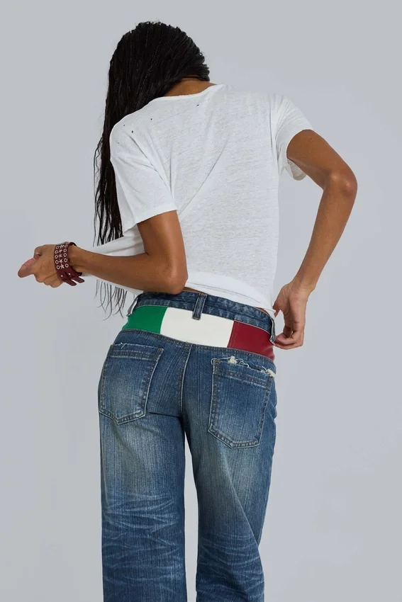 T-shirt blanc en slub