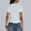 T-shirt blanc en slub
