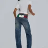 T-shirt blanc en slub
