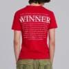 T-shirt à col en V « Crest »