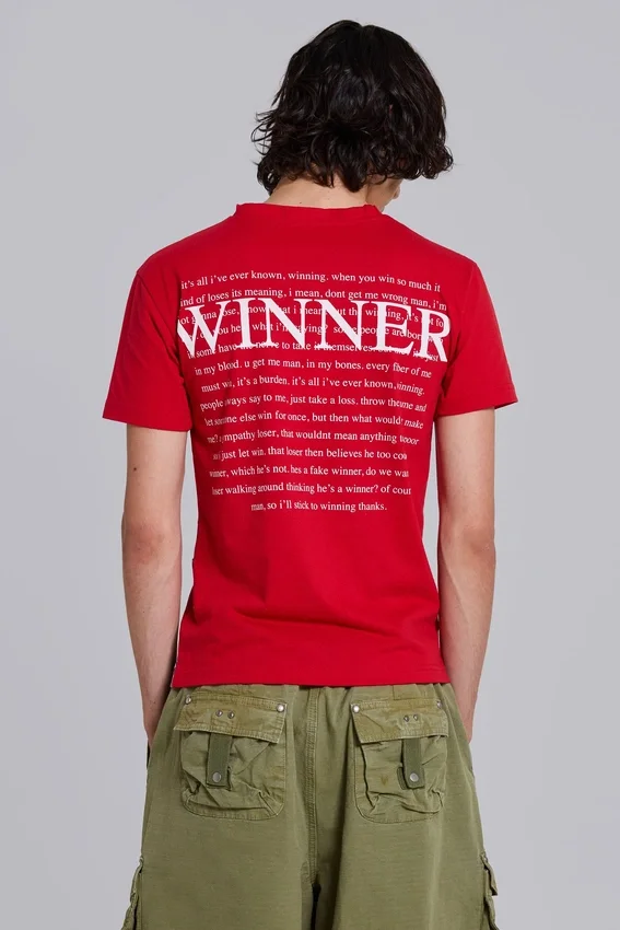 T-shirt à col en V « Crest »
